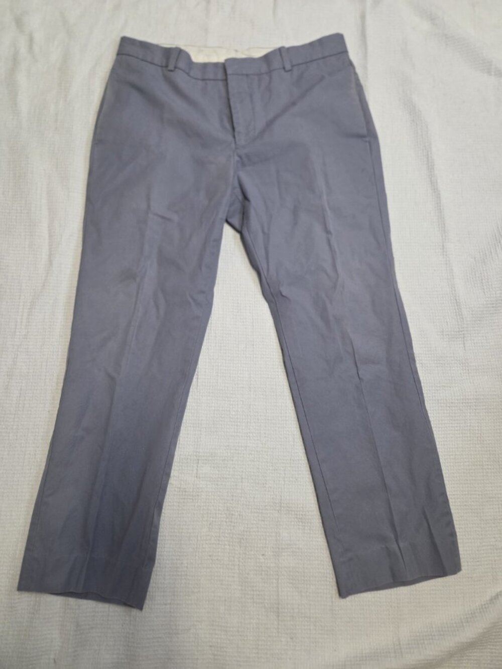 Sandro Men's Cotton Chino Pants Gray Sz 42. Altered 30x 26. **See Pix Inner **